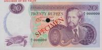 Gallery image for Seychelles p20s: 20 Rupees
