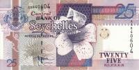 p37a from Seychelles: 25 Rupees from 1998