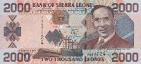 p26b from Sierra Leone: 2000 Leones from 2003