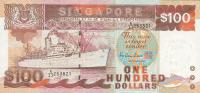 p23c from Singapore: 100 Dollars from 1995