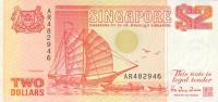 Gallery image for Singapore p27a: 2 Dollars