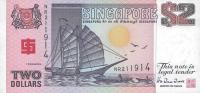 Gallery image for Singapore p31A: 2 Dollars