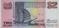 Gallery image for Singapore p37: 2 Dollars