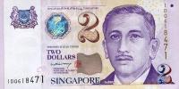 Gallery image for Singapore p38: 2 Dollars