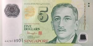 Gallery image for Singapore p47e: 5 Dollars