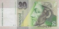 p20b from Slovakia: 20 Korun from 1995