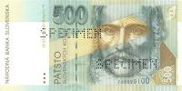 p23s from Slovakia: 500 Korun from 1993