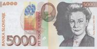 p33b from Slovenia: 5000 Tolarjev from 2004