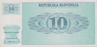 p4a from Slovenia: 10 Tolarjev from 1990