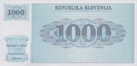 p9s1 from Slovenia: 1000 Tolarjev from 1991