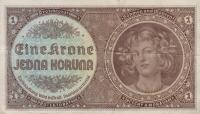 Gallery image for Bohemia and Moravia p3a: 1 Koruna