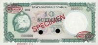 p10s from Somalia: 10 Scellini from 1968