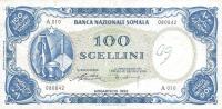 p4a from Somalia: 100 Scellini from 1962