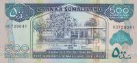 p6g from Somaliland: 500 Shillings from 2008
