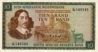 p114b from South Africa: 10 Rand from 1967