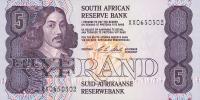 p119r from South Africa: 5 Rand from 1978