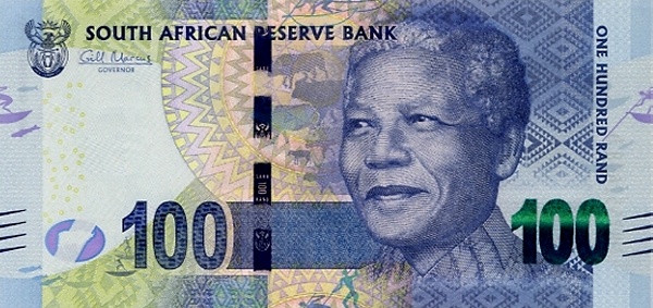Front of South Africa p141a: 100 Rand from 2013
