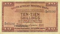 Gallery image for South Africa p82b: 10 Shillings