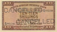 p82s from South Africa: 10 Shillings from 1928
