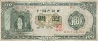 p35d from Korea, South: 100 Won from 1965