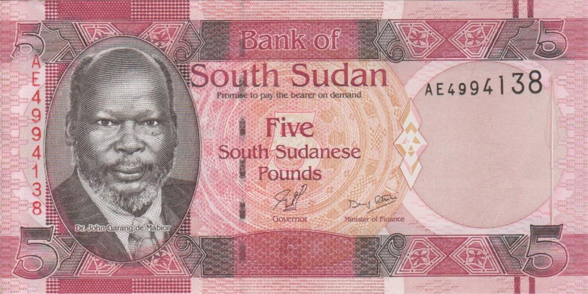 Front of South Sudan p6: 5 Pounds from 2011