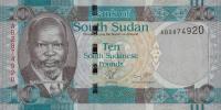 Gallery image for South Sudan p7a: 10 Pounds