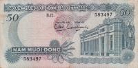 p25a from Vietnam, South: 50 Dong from 1969