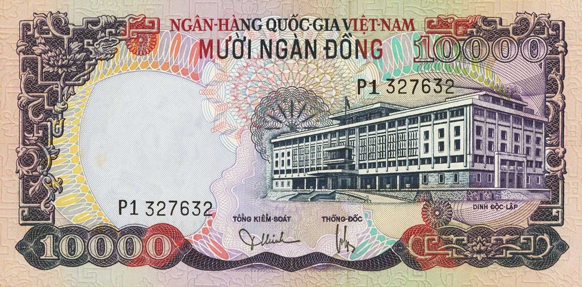 Front of Vietnam, South p36a: 10000 Dong from 1975