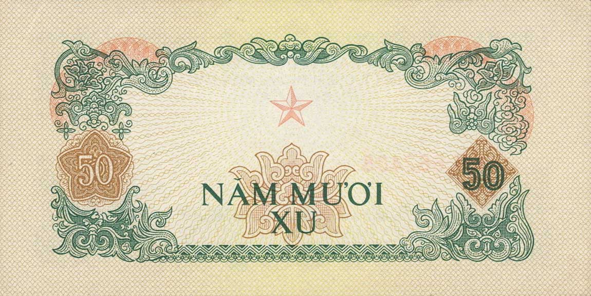 Back of Vietnam, South pR3: 50 Xu from 1963