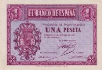 Gallery image for Spain p104a: 1 Peseta