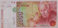 Gallery image for Spain p162: 2000 Pesetas