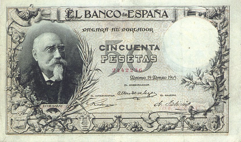 Front of Spain p56: 50 Pesetas from 1905