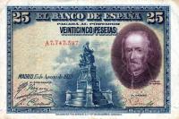 p74a from Spain: 25 Pesetas from 1928