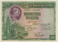 Gallery image for Spain p77a: 500 Pesetas