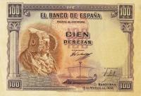 Gallery image for Spain p90s: 100 Pesetas