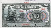 Gallery image for Bolivia p110s: 50 Bolivianos