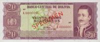 Gallery image for Bolivia p155s: 20 Pesos Bolivianos