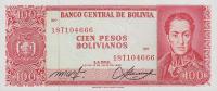 Gallery image for Bolivia p157b: 100 Pesos Bolivianos