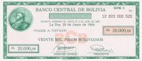 Gallery image for Bolivia p187: 20000 Pesos Bolivianos
