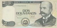 p202b from Bolivia: 2 Boliviano from 1990