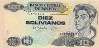 Gallery image for Bolivia p204c: 10 Boliviano