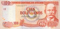 p226 from Bolivia: 100 Boliviano from 2001