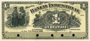Gallery image for Bolivia pS161p: 1 Boliviano