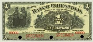 Gallery image for Bolivia pS161s: 1 Boliviano