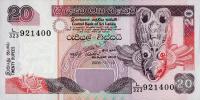 p109d from Sri Lanka: 20 Rupees from 2005