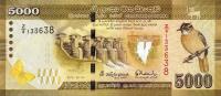 Gallery image for Sri Lanka p128c: 5000 Rupees