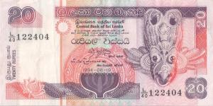 Gallery image for Sri Lanka p103c: 20 Rupees