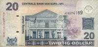 p159b from Suriname: 20 Dollars from 2004