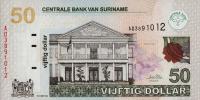 p160b from Suriname: 50 Dollars from 2004