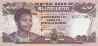 p25a from Swaziland: 20 Emalangeni from 1995